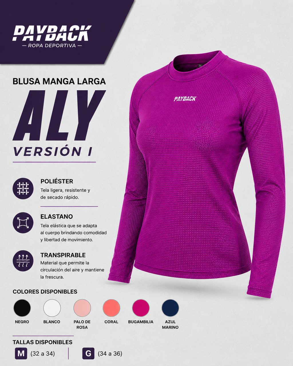 Blusa Manga Larga ALY Versión I