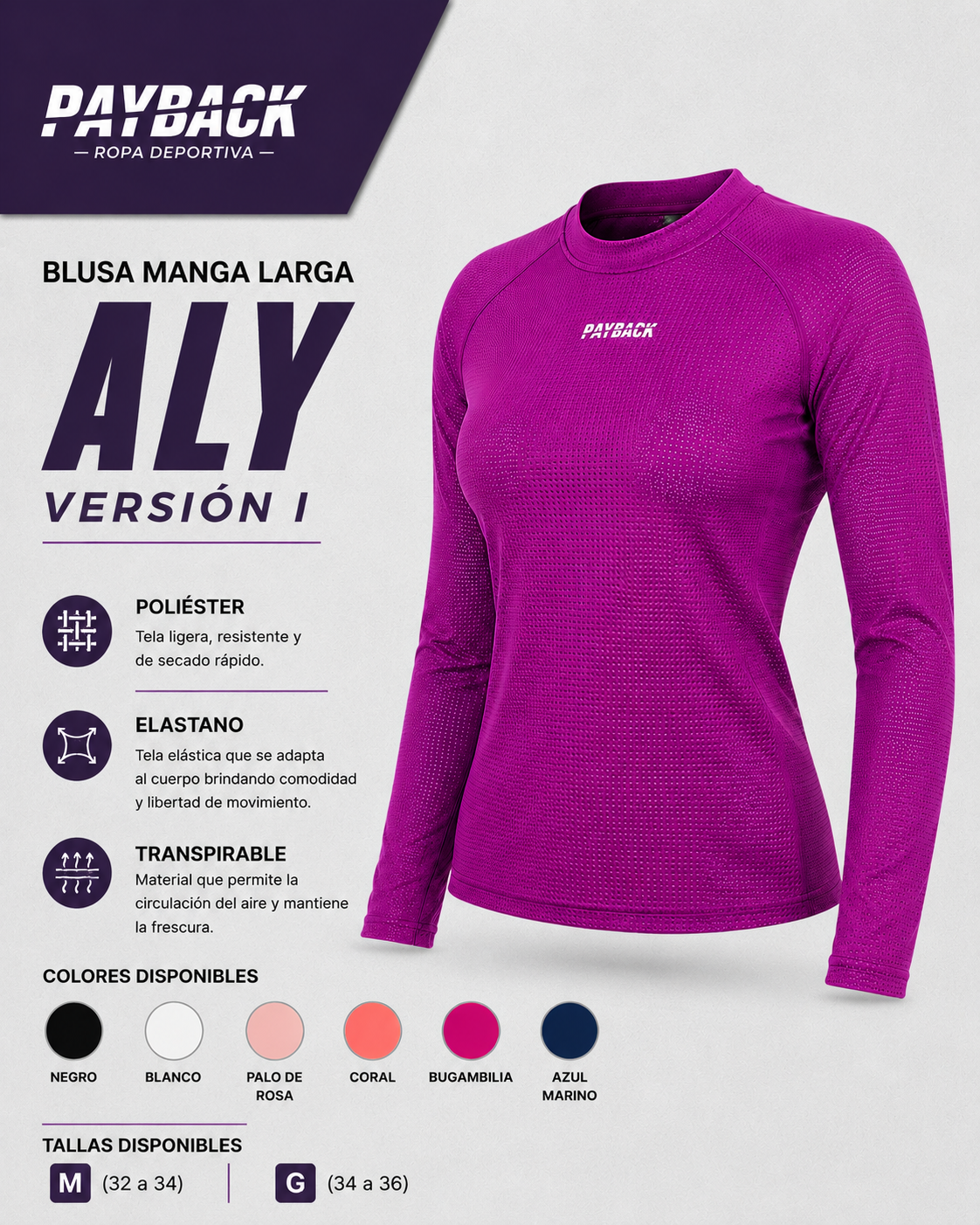 Blusa Manga Larga ALY Versión I