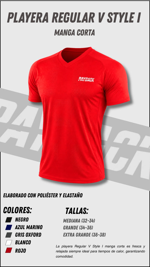 Playera Regular V Style I