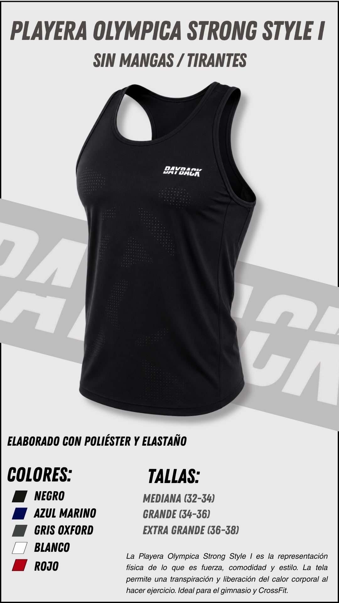 Playera Olympica Strong Style I