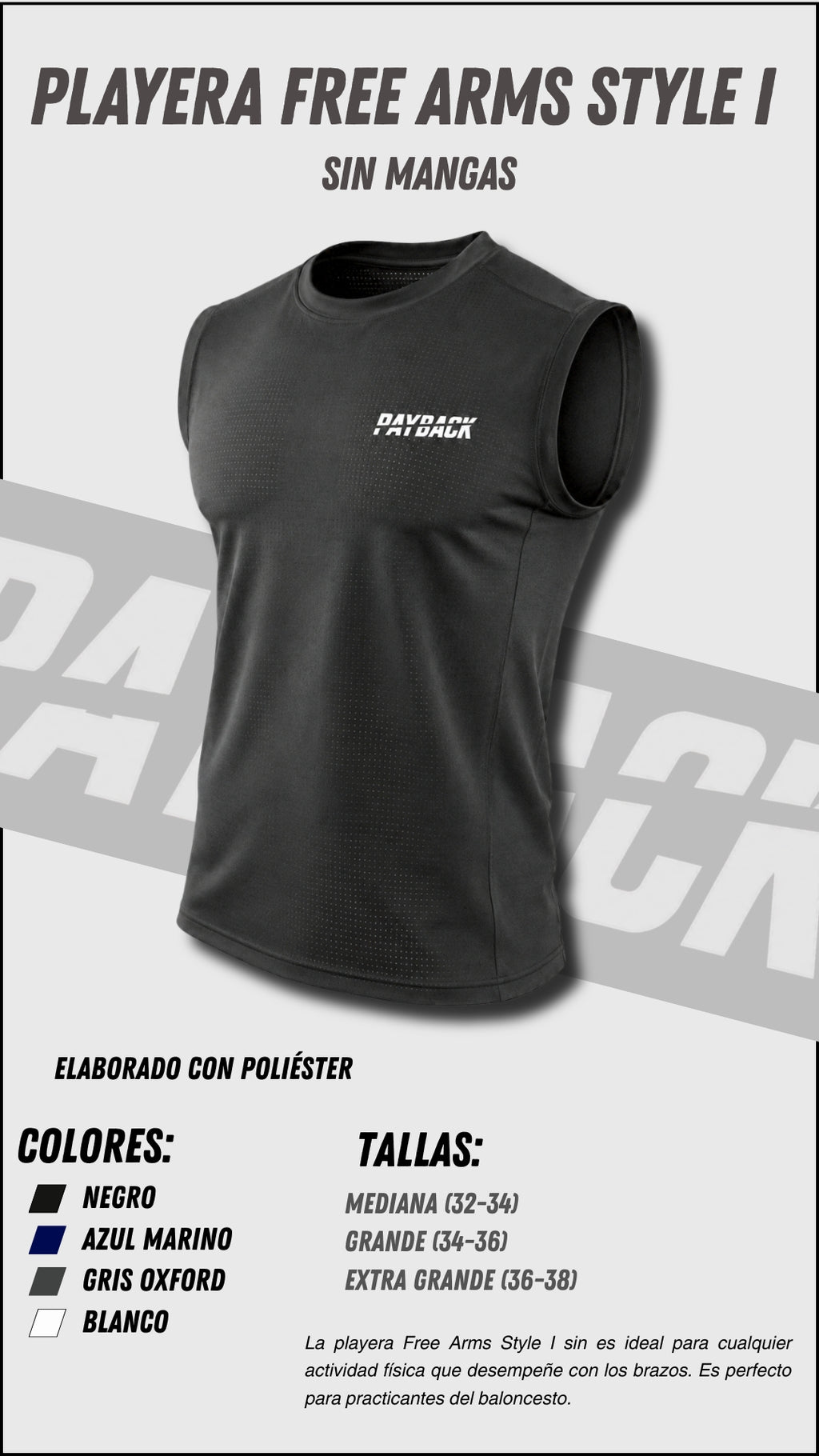 Playera Free Arms Style I