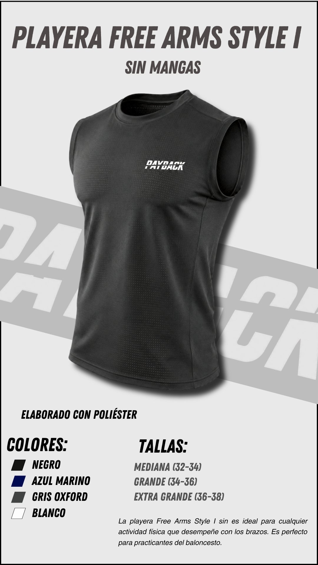 Playera Free Arms Style I