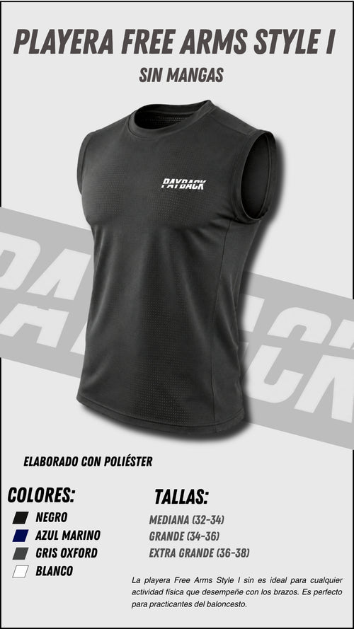 Playera Free Arms Style I