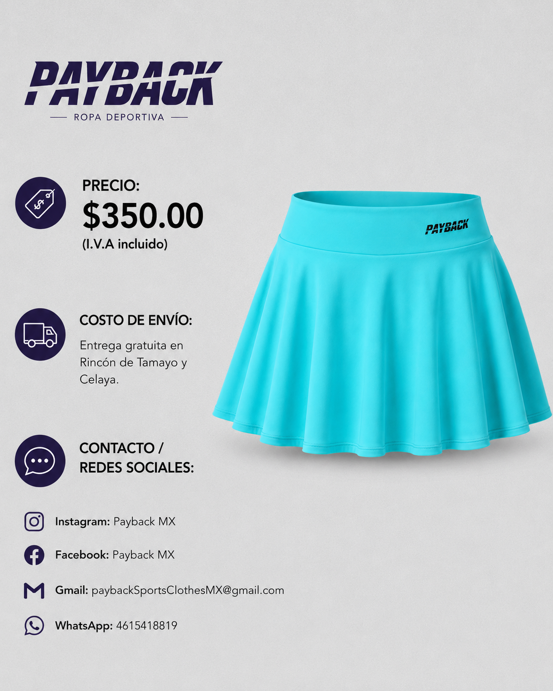 Falda con Licra Aly Versión I