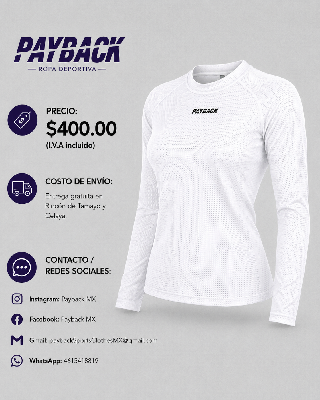 Blusa Manga Larga ALY Versión I